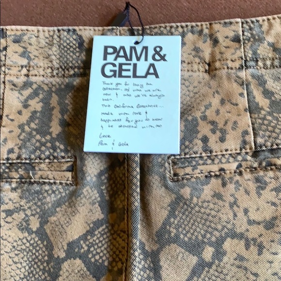 Pam and gala snake Prince boot cut pants - Picture 4 of 4
